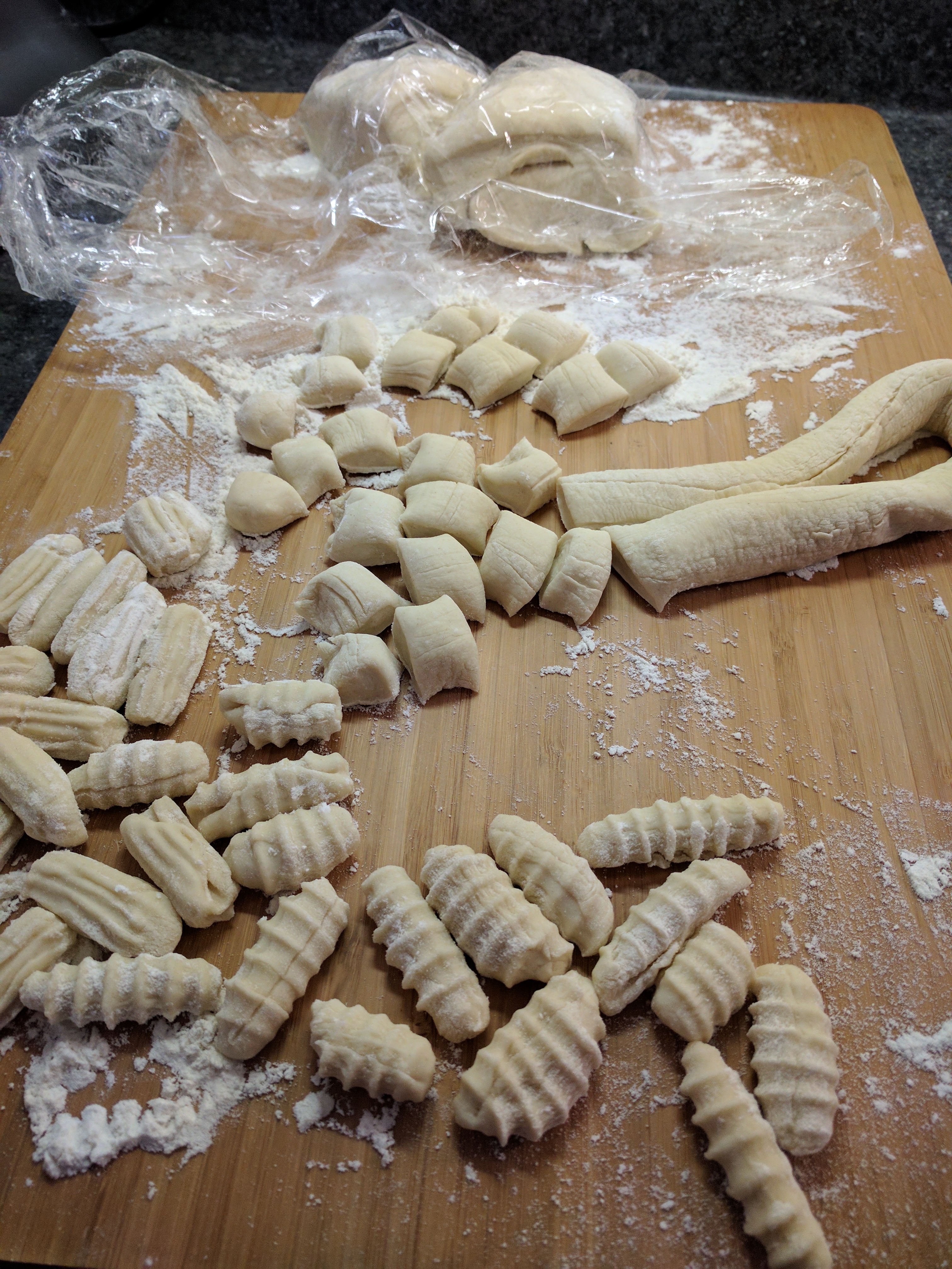 Pt 1 Homemade Cavatelli Using My Home Built KitchenAid Stand Mixer Cavatelli  Maker Attachment